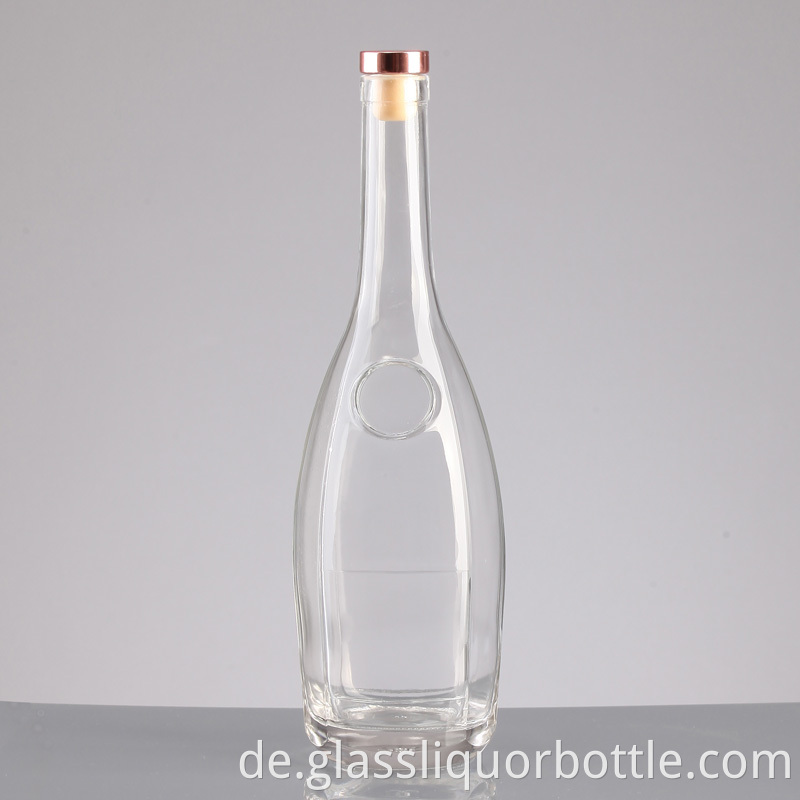 50cl 1L blue whisky vodka glass